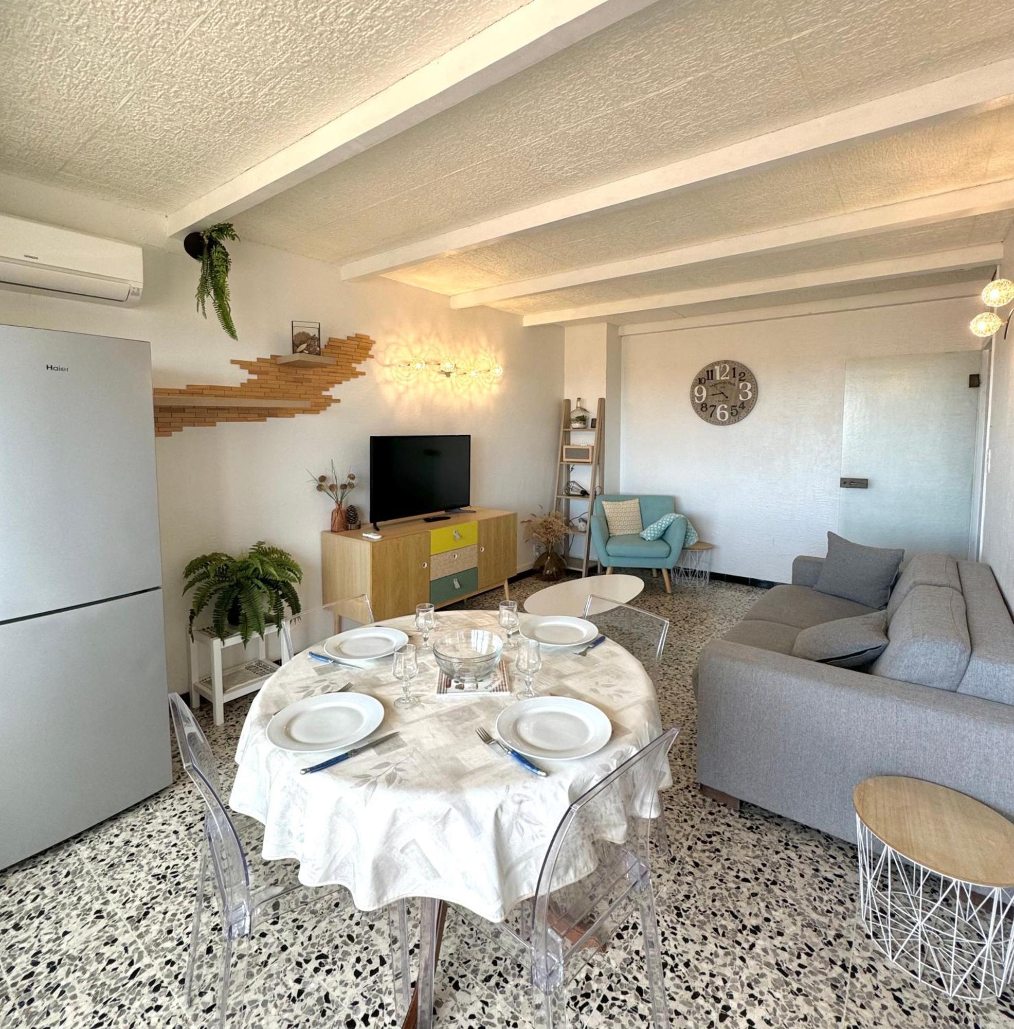Superbe T2 200 M De La Plage 4Suf502 Le Barcarès Exterior foto